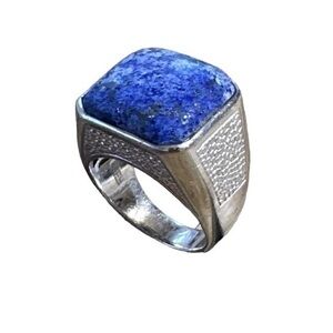 EFFY Designer Sterling Silver unisex Azurite Ring
